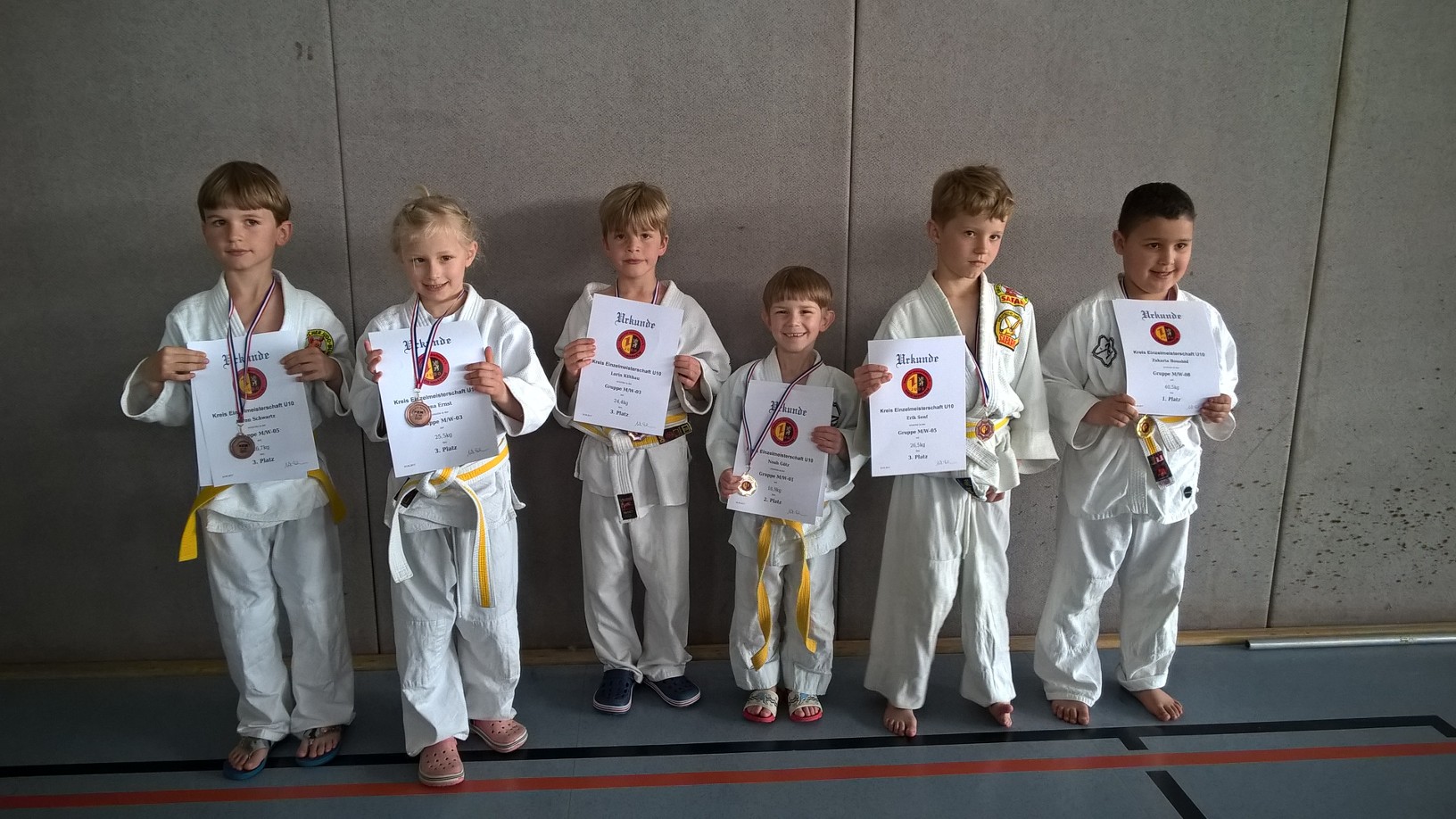 Erfolgreich bei der KEM U10 in Weinheim